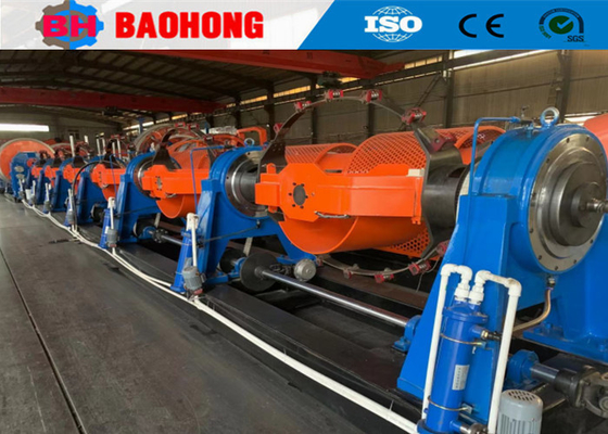 Máquina de Strander da faixa clara do cabo de fio com velocidade de gerencio da curva 1000Rpm do carbono