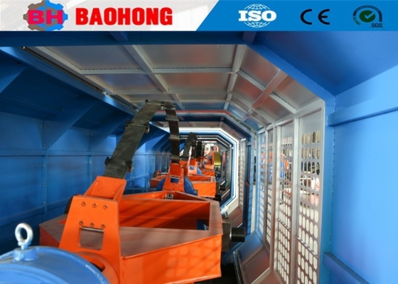 1000 r do tipo máquina de Min Skip Stranding Machine Bow da fabricação de cabos