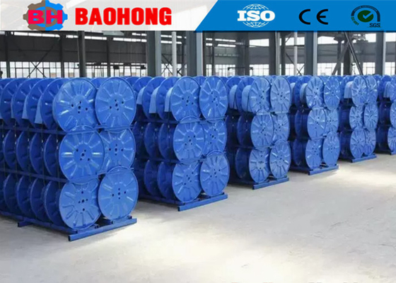 Camada de aço ondulada de Bobbin Stranding Machine For Pipes do carretel de cabo única