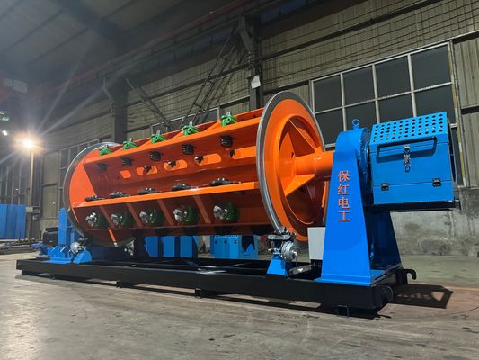 Máquina de encadeamento de tipo rígido para fio e cabo de alumínio