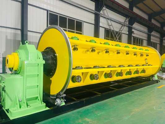 Máquina de torcer rígido com carregamento no piso de alta eficiência para fios e cabos
