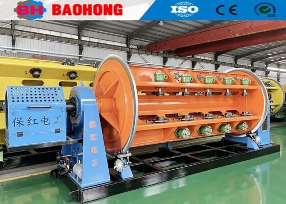 Máquina de torcer tipo estrutura rígida para torcer núcleos redondos e setoriais de cabos de energia