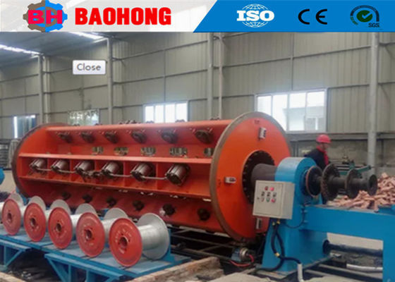 máquina da fabricação de cabos do fio de 69m/Min Rigid Stranding Machine Twisting