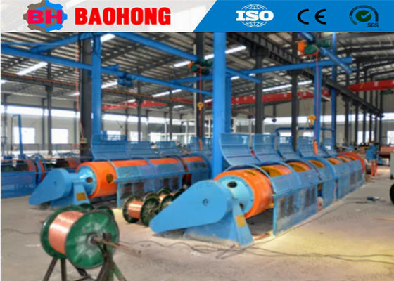 Corda de fio de aço /Cable de encalhamento tubular que faz a máquina com freio pneumático