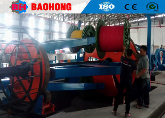 Cabo do PLC que coloca o equipamento da fabricação de cabos das bobinas da máquina 1800mm