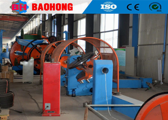 máquina da fabricação de cabos do fio do cilindro de 1250mm com passo de 2000mm