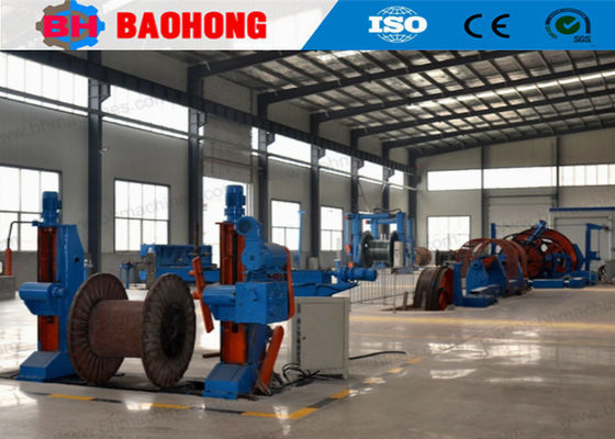 Espiralamento da retirada do equipamento da fabricação de cabos de Al Wire Laying Up Machine