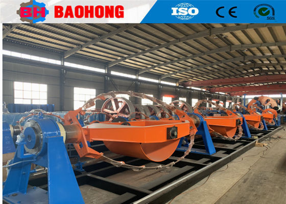 Tipo de gerencio equipamento da curva da fabricação de cabos da máquina de encalhamento da faixa clara