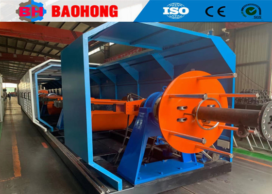 fio de 500mm Bobbin Skip Stranding Machine Copper que torce a máquina