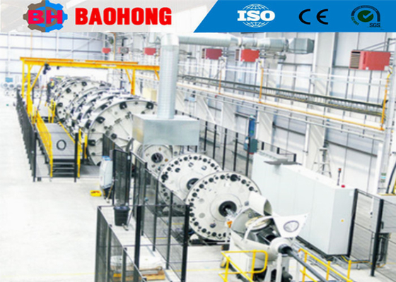 fatura de aço inoxidável de Mesh Armoring Machine For Cable do fio 75kw