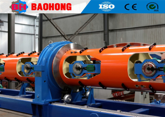 Máquina tubular da fabricação de cabos da máquina de encalhamento do fio de alumínio