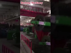 Tipo elétrico colocação do berço da máquina da fabricação de cabos do cobre - acima